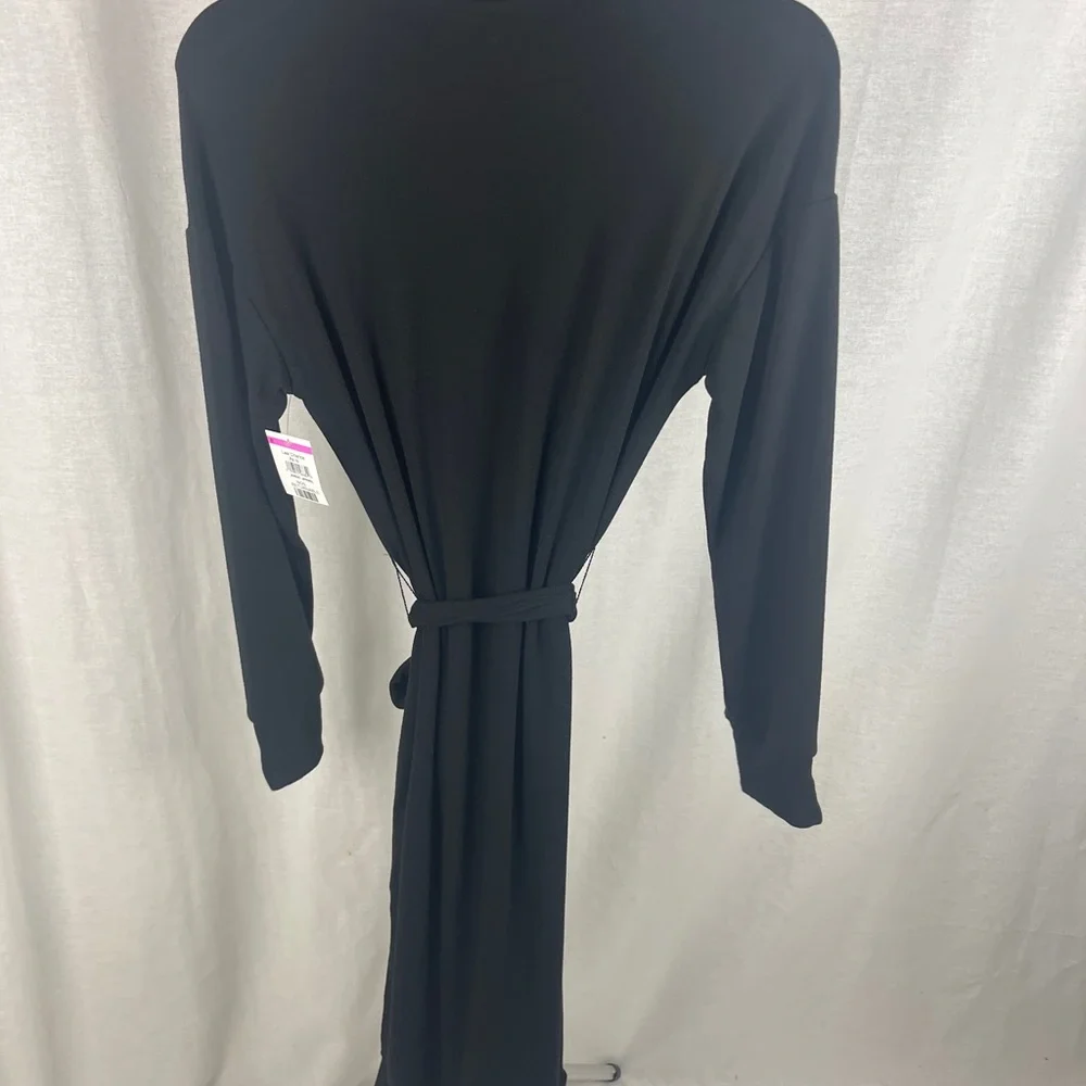 Caslon Tie Waist Long Sleeve Turtleneck Midi Dress size XS NWT - Picture 9 of 11